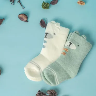Tất cotton hình thú cho bé